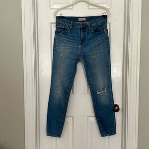 Madewell High Riser Skinny Skinny Denim 30